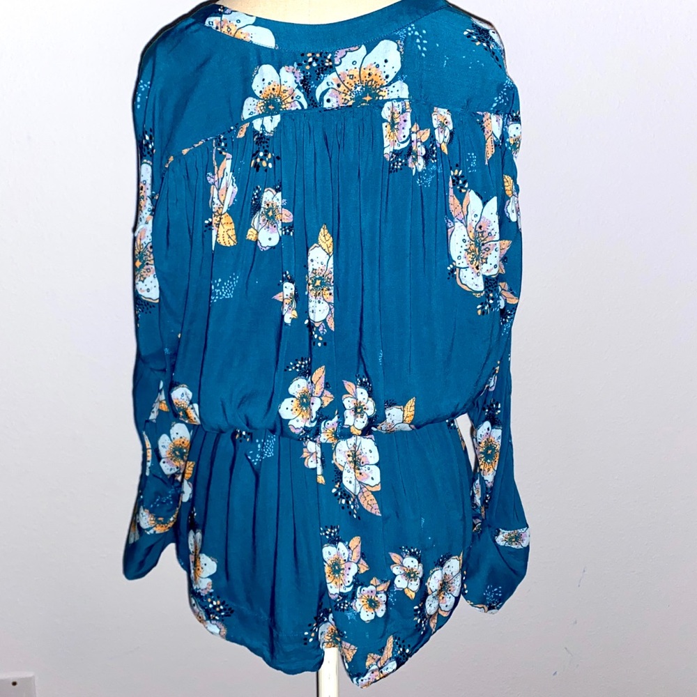 Free People Tuscan Dreams Printed Tunic sz M - Picture 12 of 15